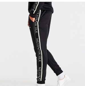 Messi SikSilk Black Joggers for Men